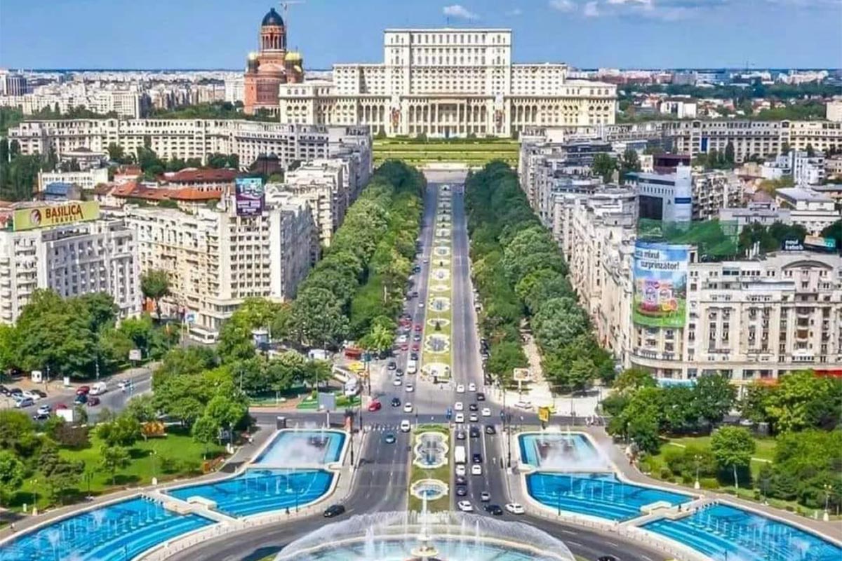 Bucharest, the capital of Romania